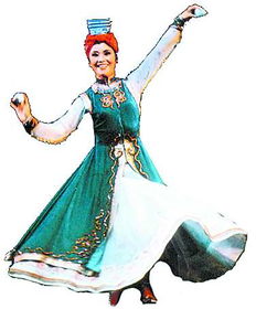 中国蒙古族女舞蹈演员——莫德格玛